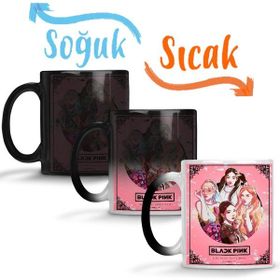 BlackPink Jisoo Jennie Rosé Lisa Sihirli Porselen Kupa
