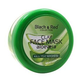 Black&Red Aloe Vera Özlü Mentollü 400 gr Kil Maske