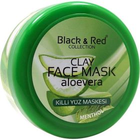 Black&Red Aloe Vera Özlü Mentollü 400 gr Kil Maske