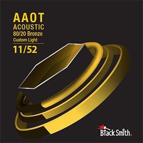 Blacksmith AABR-1152 Siyah Custom Light Akustik Gitar Teli