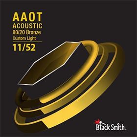 Blacksmith AABR-1152 Siyah Custom Light Akustik Gitar Teli