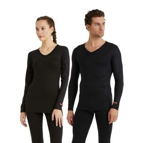 Blackspade 1257 Siyah V Yaka Termal T-shirt İçlik