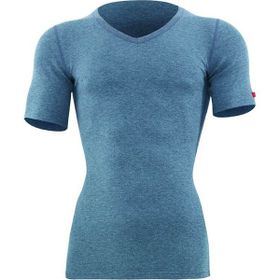 Blackspade 1263 Gri Melanj 2.Seviye V Yaka Kısa Kol Unisex Termal İçlik