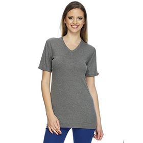 Blackspade 1263 Gri Melanj 2.Seviye V Yaka Kısa Kol Unisex Termal İçlik