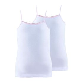 Blackspade 1296 2'li Beyaz Kız Çocuk Atlet