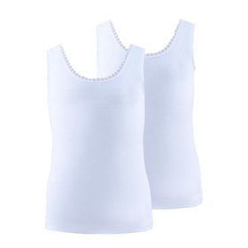 Blackspade 1297 2'li Beyaz Kız Çocuk Atlet