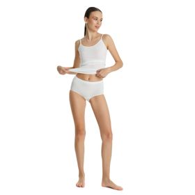 Blackspade 1307 Krem Rengi Essential Maxi Kadın Külot