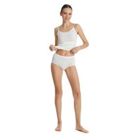 Blackspade 1307 Krem Yüksek Bel Slip Kadın Külot