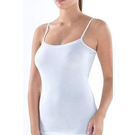 Blackspade 1404 Krem Aura Satin Kadın İnce Askılı Atlet