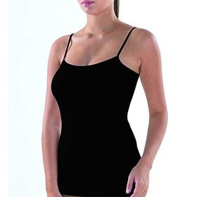 Blackspade 1404 Siyah Aura Satin İnce Askılı Kadın Atlet