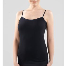 Blackspade 1404 Siyah Aura Satin İnce Askılı Kadın Atlet