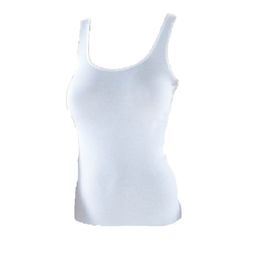 Blackspade 1614 Fine Rib Beyaz Kadın Atlet