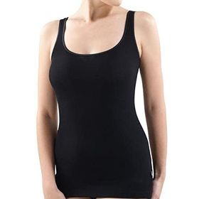 Blackspade 1614 Fine Rib Siyah Kadın Atlet