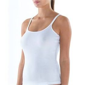 Blackspade 1615 Fine Rib Beyaz Kadın Atlet