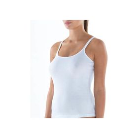Blackspade 1615 Fine Rib Beyaz Kadın Atlet