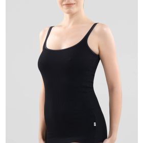 Blackspade 1615 Fine Rib Siyah Kadın Atlet