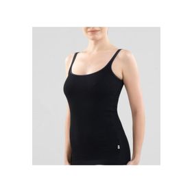 Blackspade 1615 Fine Rib Siyah Kadın Atlet