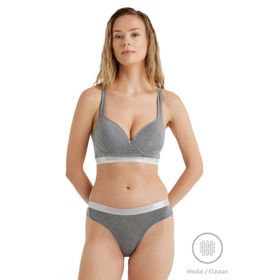 Blackspade 1620 Gri Kadın Slip