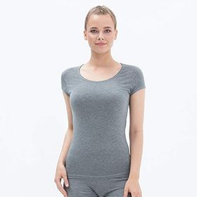 Blackspade 1622 Gri Melanj Kadın T-shirt
