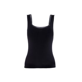 Blackspade 1968 Essential Siyah Kadın Dantelli Atlet