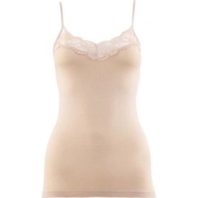 Blackspade 1984 Lace Private Krem Kadın Atlet