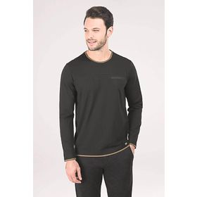 Blackspade 30033 Siyah Erkek Modal Kışlık Uzun Kol Sweatshirt