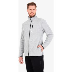 Blackspade 30705 Fermuarlı Gri Melanj Erkek Polar Ceket