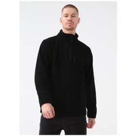Blackspade 30713 Bisiklet Yaka Siyah Erkek Sweatshirt