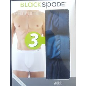 Blackspade 3'lü Paket Pamuklu Shorty Erkek Boxer