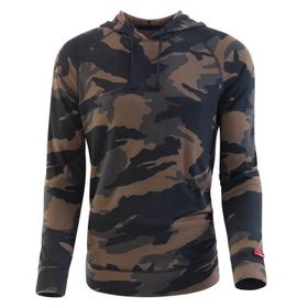 Blackspade 7579 Yeşil Melanj Kapüşonlu Baskılı Erkek Sweatshirt