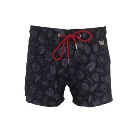 Blackspade 8370 Erkek Siyah Baskılı Şort Mayo