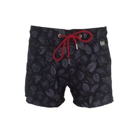 Blackspade 8370 Erkek Siyah Baskılı Şort Mayo