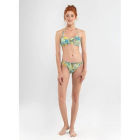 Blackspade 8622 Mavi Kadın Şal Desenli Bikini Takımı
