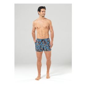 Blackspade 8806 Siyah Mavi Mayo Erkek Şort