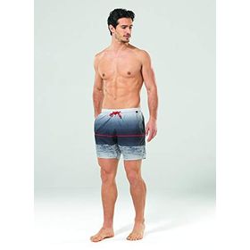 Blackspade 8824 Siyah Beyaz Erkek Şort