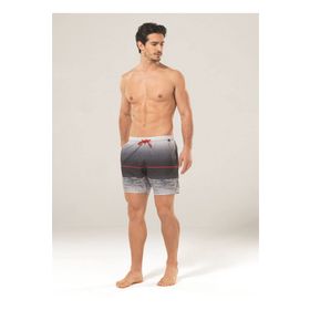 Blackspade 8824 Siyah Beyaz Erkek Şort