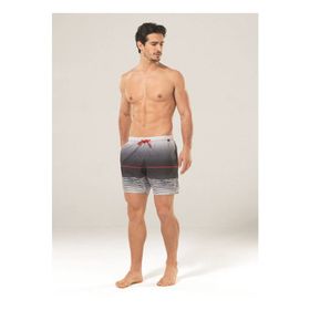 Blackspade 8824 Siyah Beyaz Erkek Şort