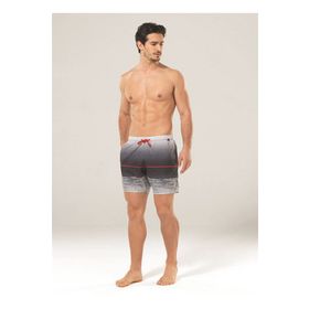 Blackspade 8824 Siyah Beyaz Erkek Şort