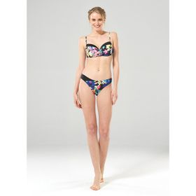 Blackspade 8850 Siyah Çiçek Desen Bikini Alt