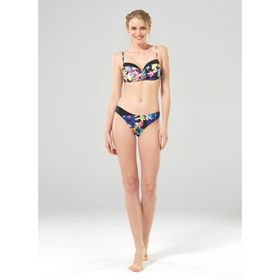 Blackspade 8850 Siyah Çiçek Desen Bikini Alt