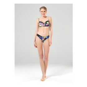 Blackspade 8850 Siyah Çiçek Desen Bikini Alt