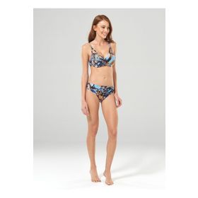 Blackspade 8897 Buz Mavi Kahverengi Kadın Bikini Alt
