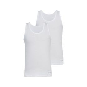 Blackspade 9225 %100 Pamuk Rahat Kesim 2'li Paket Beyaz Erkek Atlet