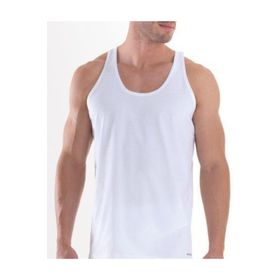 Blackspade 9225 %100 Pamuk Rahat Kesim 2'li Paket Beyaz Erkek Atlet