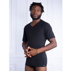 Blackspade 9239 Tender Cotton V Yaka Siyah Erkek T-shirt