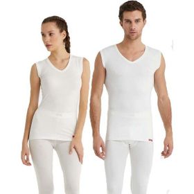 Blackspade 9243 Kolsuz V Yaka Termal Beyaz Erkek Atlet