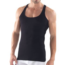 Blackspade 9341 Double Rib Siyah Erkek Atlet