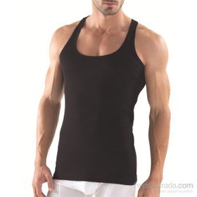 Blackspade 9341 Double Rib Siyah Erkek Atlet