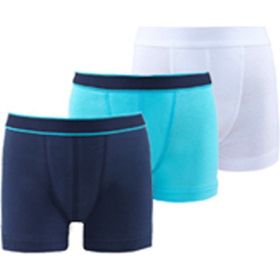 Blackspade 9395 Lacivert Aqua Beyaz 3'lü Paket Erkek Çocuk Boxer