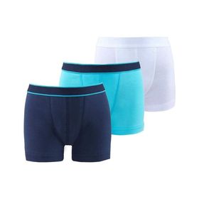 Blackspade 9395 Lacivert Aqua Beyaz 3'lü Paket Erkek Çocuk Boxer